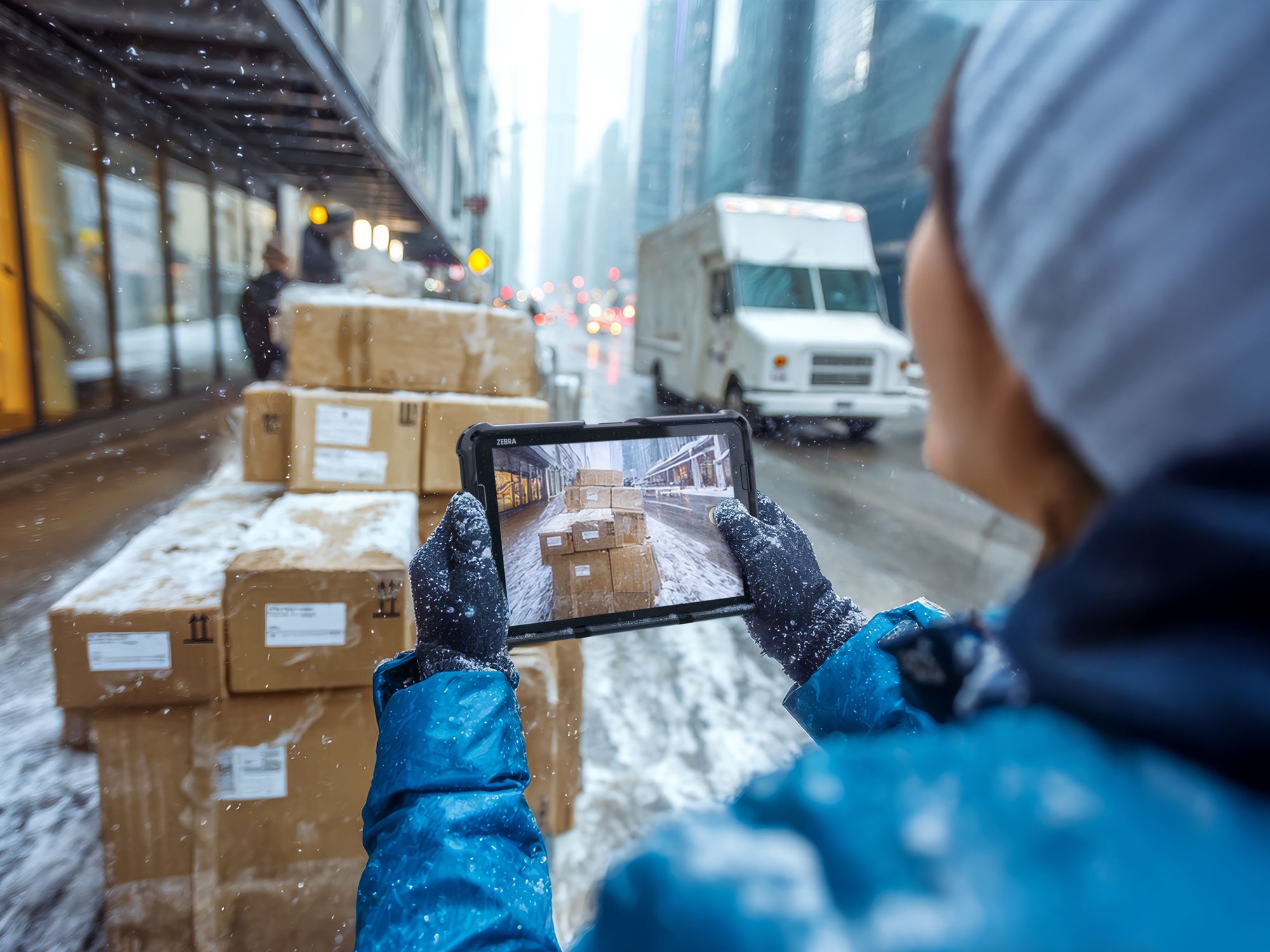 Rugged Tablet for Transportation & Logistics, Capture Proof of Delivery in Harsh Conditions - Original File